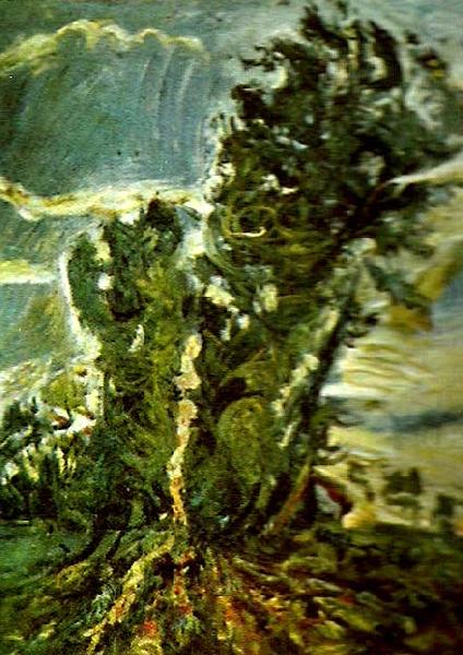 Chaim Soutine landskap oil painting picture